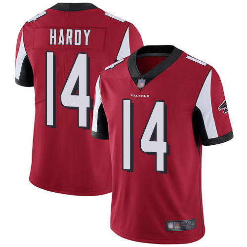 Atlanta Falcons Limited Red Men Justin Hardy Home Jersey NFL Football #14 Vapor Untouchable->youth nfl jersey->Youth Jersey
